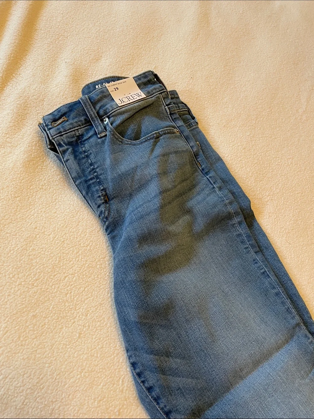 J. Crew Blue Curvy Kick-Out Jeans